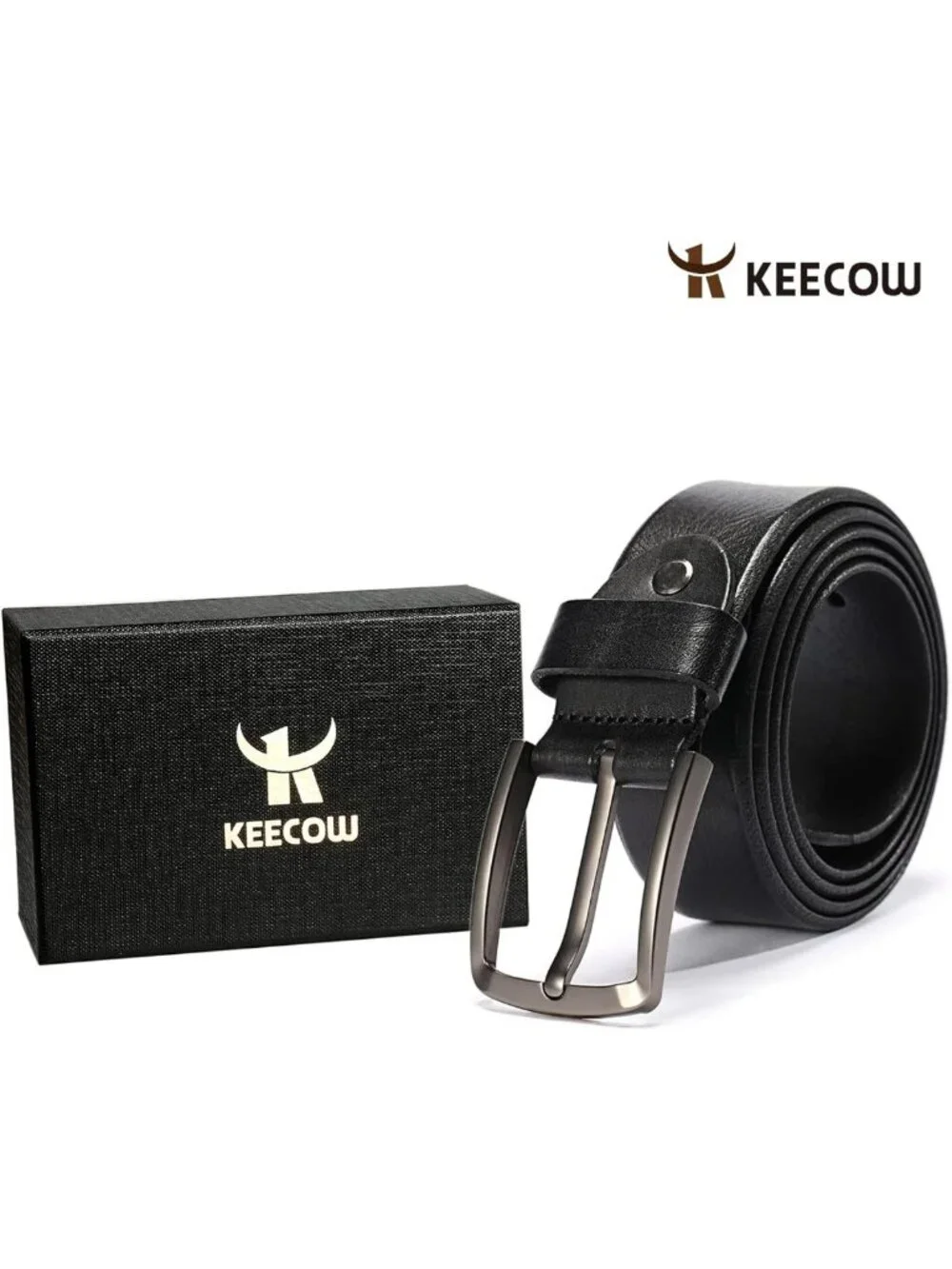 Stylish 100% Italian Leather Belt for Men | Full Grain, Anti-Scratch Buckle